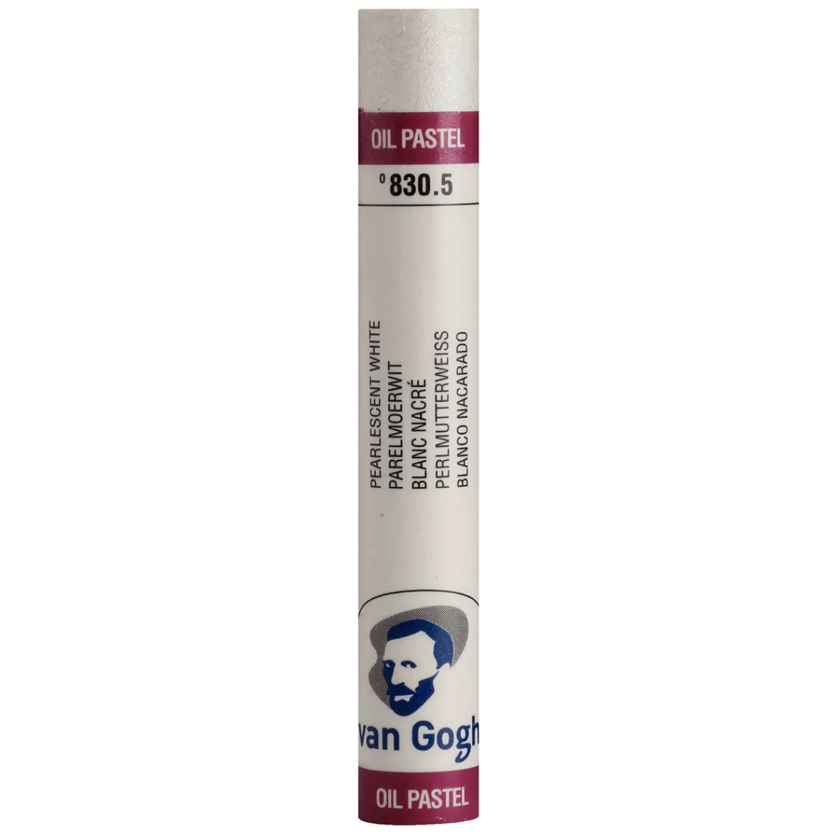 Van Gogh V Gogh oil pastel Pearl white