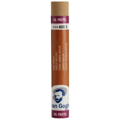 Van Gogh V Gogh oil pastel Raw umber