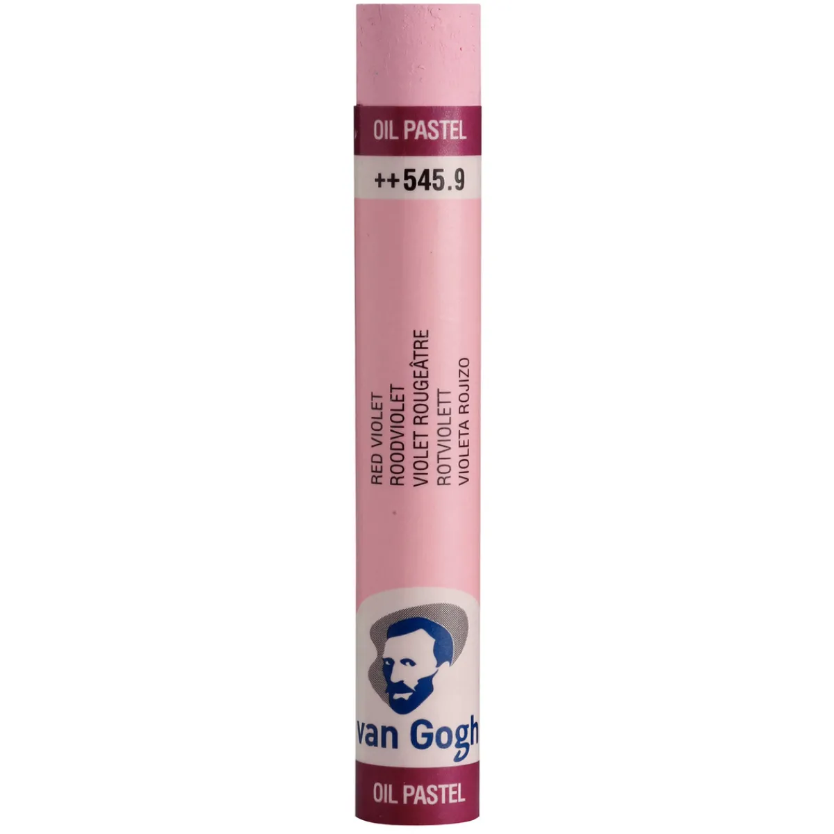 Van Gogh V Gogh oil pastel Red violet
