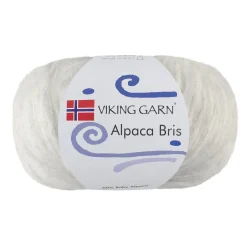 Viking Garn Alpaca Bris 50g pärlgrå 312 | Ullgarn