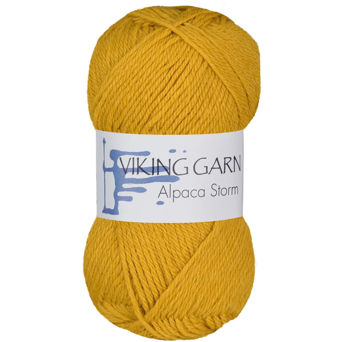 Viking Garn Alpaca Storm 50g currygul 545 | Ullgarn