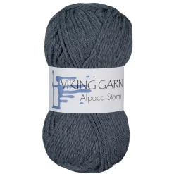 Viking Garn Alpaca Storm 50g jeansblå 527