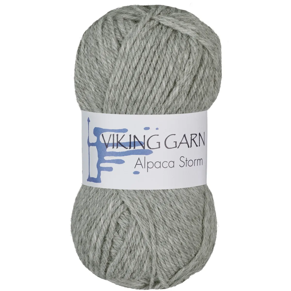 Viking Garn Alpaca Storm 50g ljusgrå 513 | Ullgarn