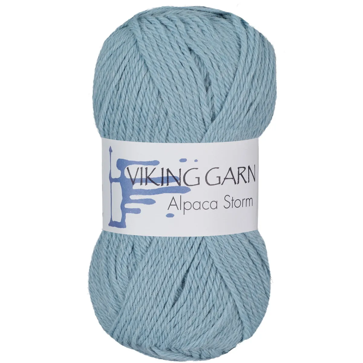Viking Garn Alpaca Storm 50g ljusblå 522 | Ullgarn