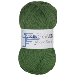 Viking Garn Alpaca Storm 50g mörkgrön 533 | Ullgarn