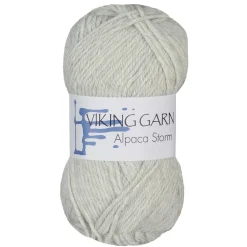 Viking Garn Alpaca Storm 50g pärlgrå 512