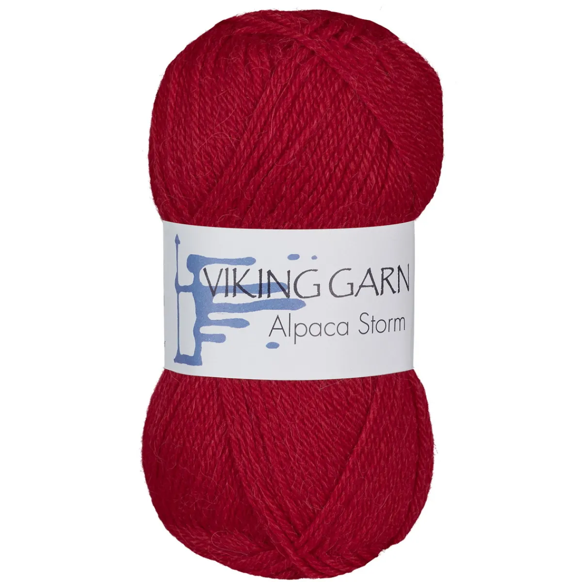 Viking Garn Alpaca Storm 50g röd 560 | Ullgarn