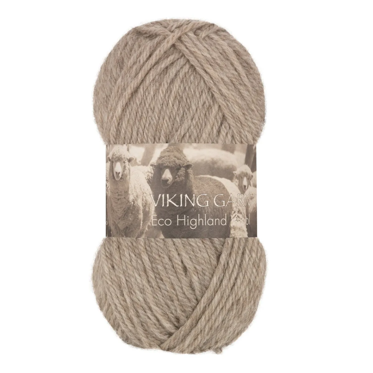 Viking Garn Eco Highland Wool 50g beige 207