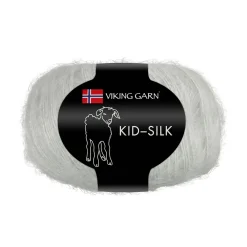 Viking Garn Kid-Silk 25g pärlgrå 312 | Mohairgarn