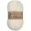 Viking Garn Olivia 50g naturvit