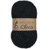 Viking Garn Olivia 50g svart