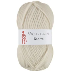Viking Garn Snorre 100g naturvit 202 | Ullgarn