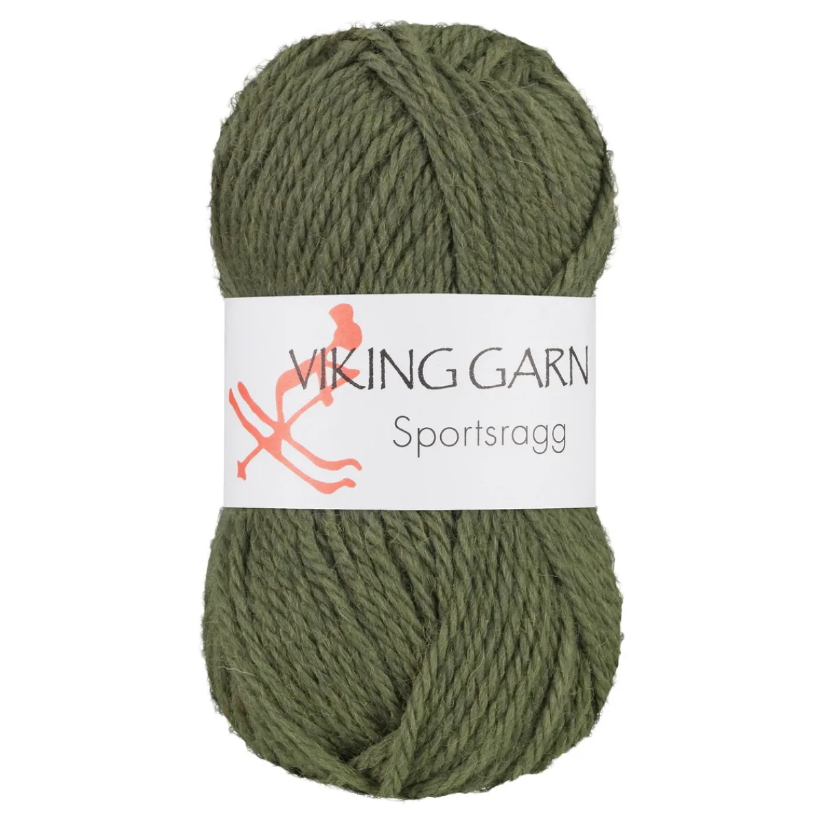 Viking Garn Sportsragg 50g mörkgrön 532 | Ullgarn