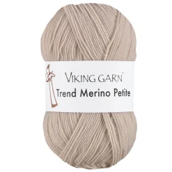 Viking Garn Trend Merino Petite 50g mörkröd 356