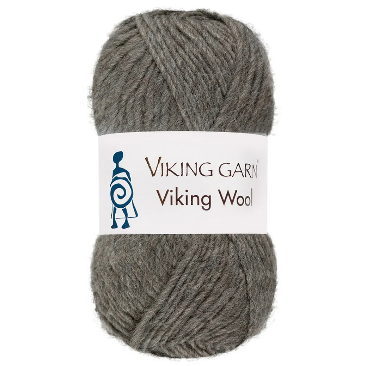 Viking Garn Wool 50g mörkgrå 515 | Ullgarn