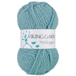 Viking Garn Viking Hobbygarn 50g ljus petrol 929 | Ullgarn