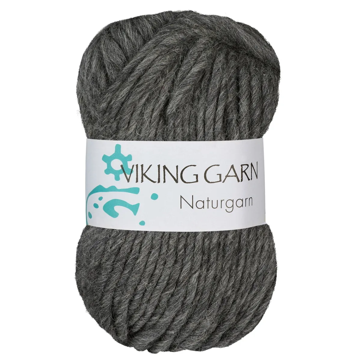 Viking Garn Viking Naturgarn 50g mörkgrå 615 | Ullgarn