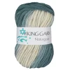 Viking Garn Viking Naturgarn 50g vit/blå 612