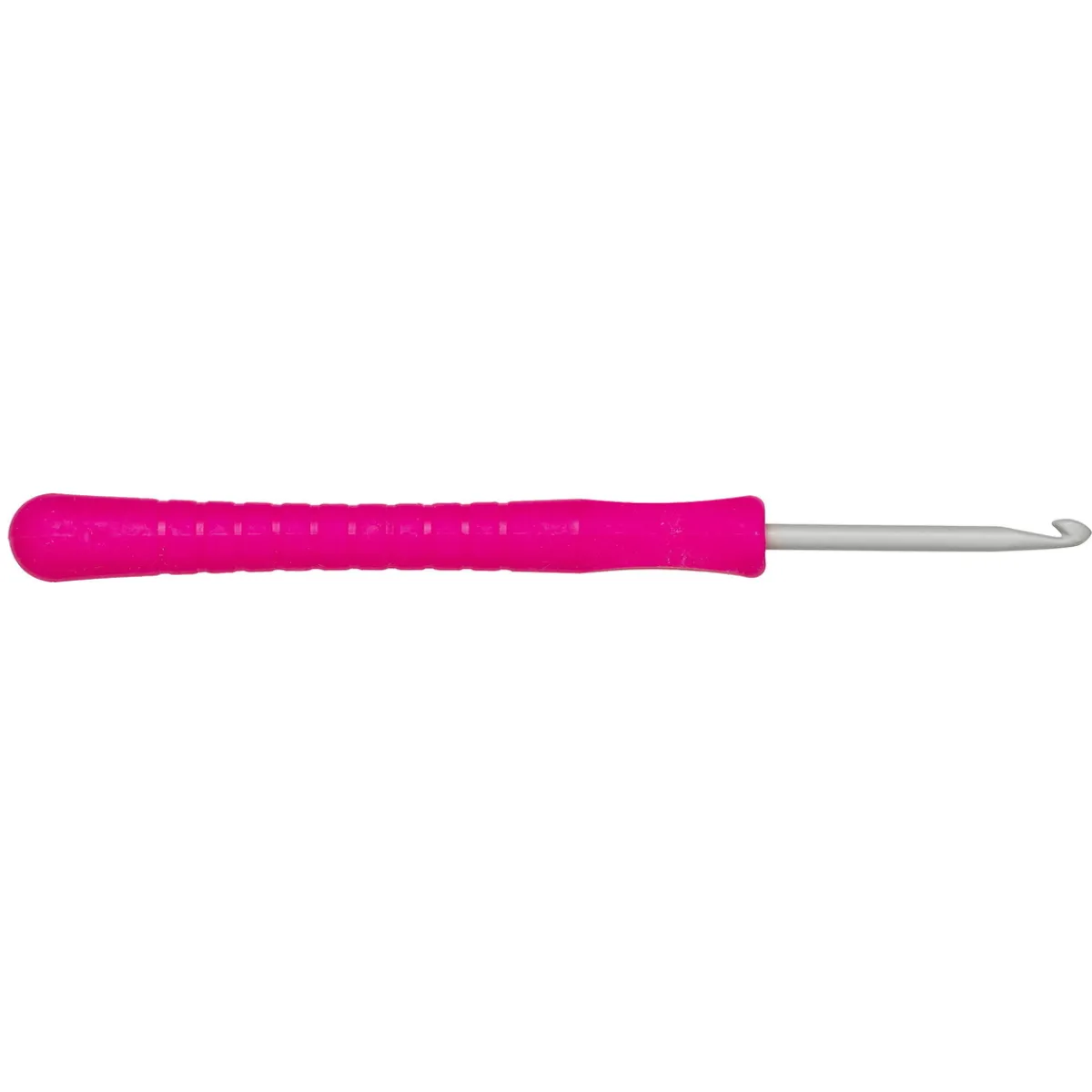 Pony yarn accessories Virknål Easy Grip, längd 14 cm Ø3,5 mm – aluminium