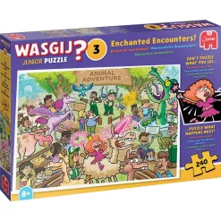 Wasgij Junior pussel #3 – Enchanted encounters! 240 bitar, 68×49 cm | Barn Barnpussel
