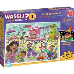 Barn Wasgij Junior pussel #1 – Iced screams! 240 bitar, 68×49 cm