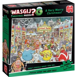 Wasgij pussel #6 Christmas – A Very Merry Christmas! 1000 bitar, 68×49 cm | Barn Pussel
