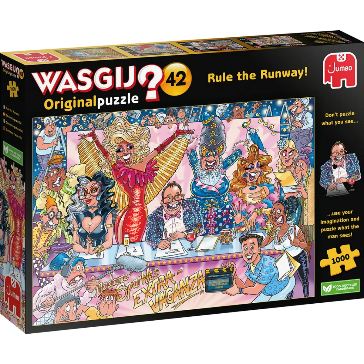 Barn Wasgij pussel #42 – Rule the runway! 1000 bitar, 49×68 cm
