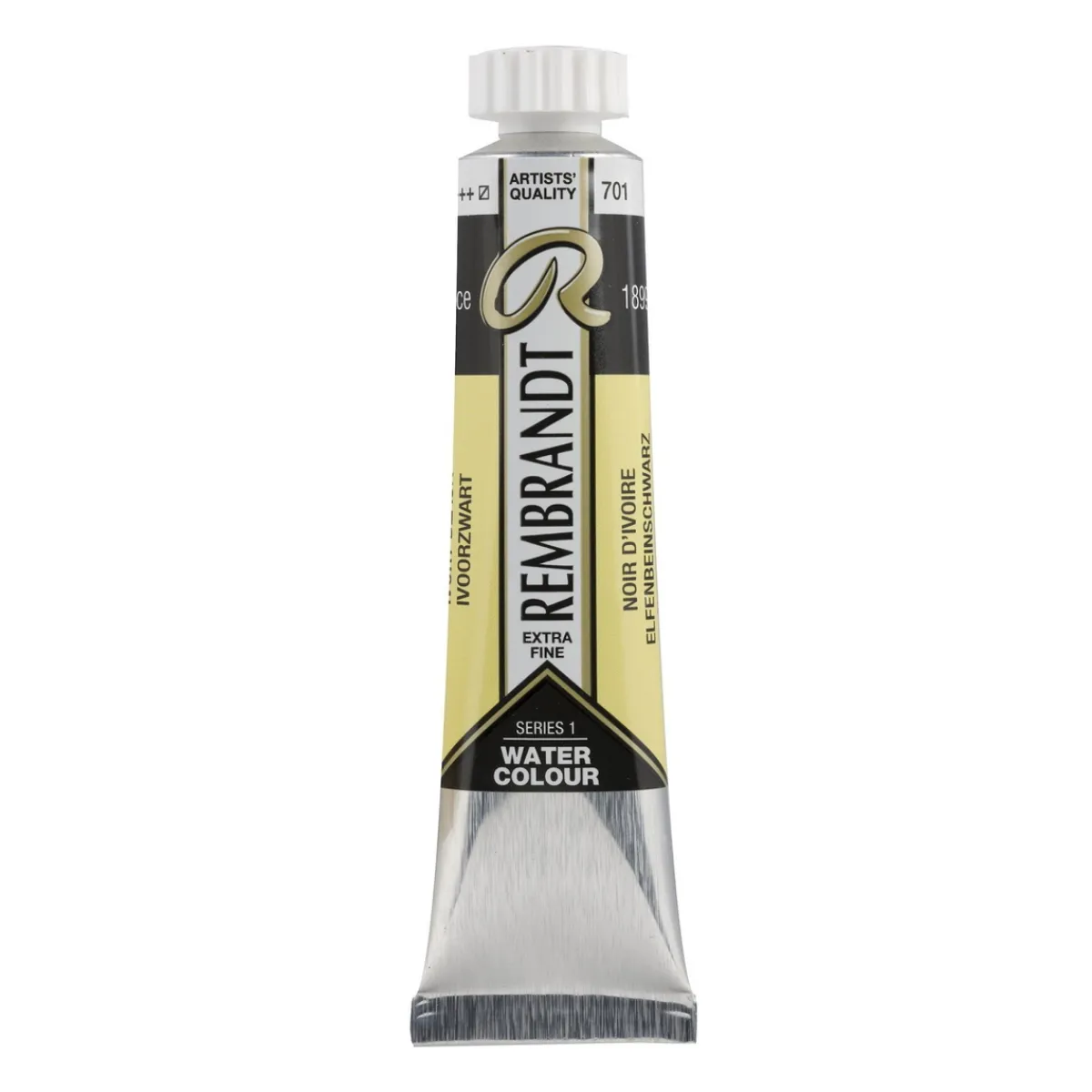 Rembrandt Water col 20ml Ivory black | Akvarell- & Vattenfärger