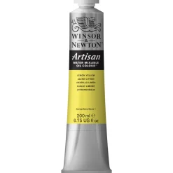 Winsor & Newton Artisan vattenlöslig oljefärg 200 ml Lemon Yellow 346 | Oljefärger