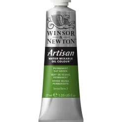 Winsor & Newton Artisan vattenlöslig oljefärg 37 ml Permanent Sap Green 503 | Oljefärger