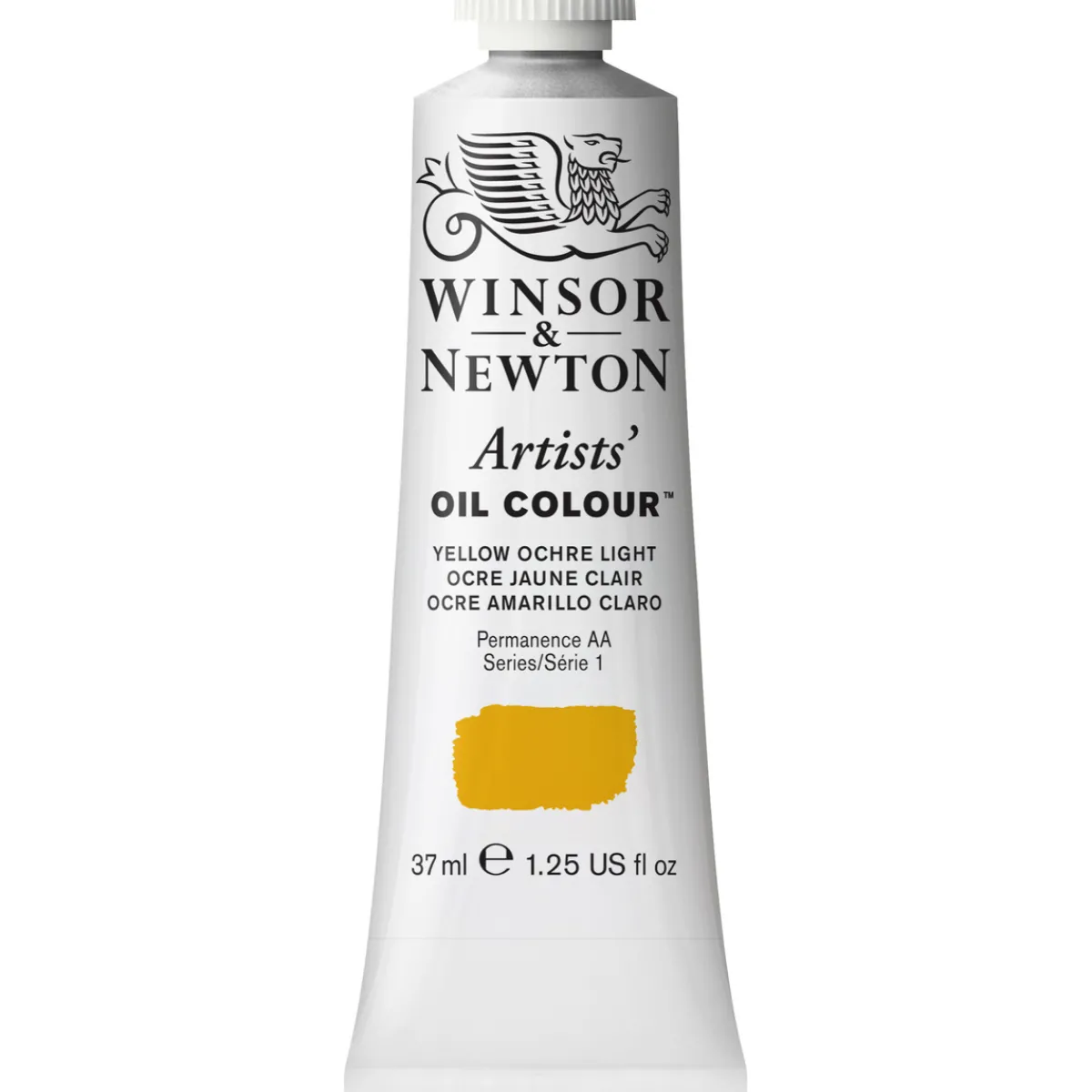 Winsor & Newton Artists' oljefärg 37 ml Yellow Ochre Light 745 | Oljefärger