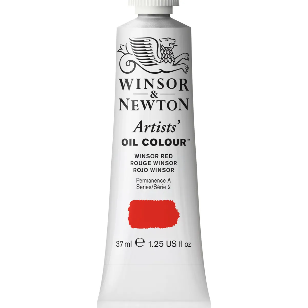 Winsor & Newton Artists' oljefärg 37 ml Winsor Red 726 | Oljefärger