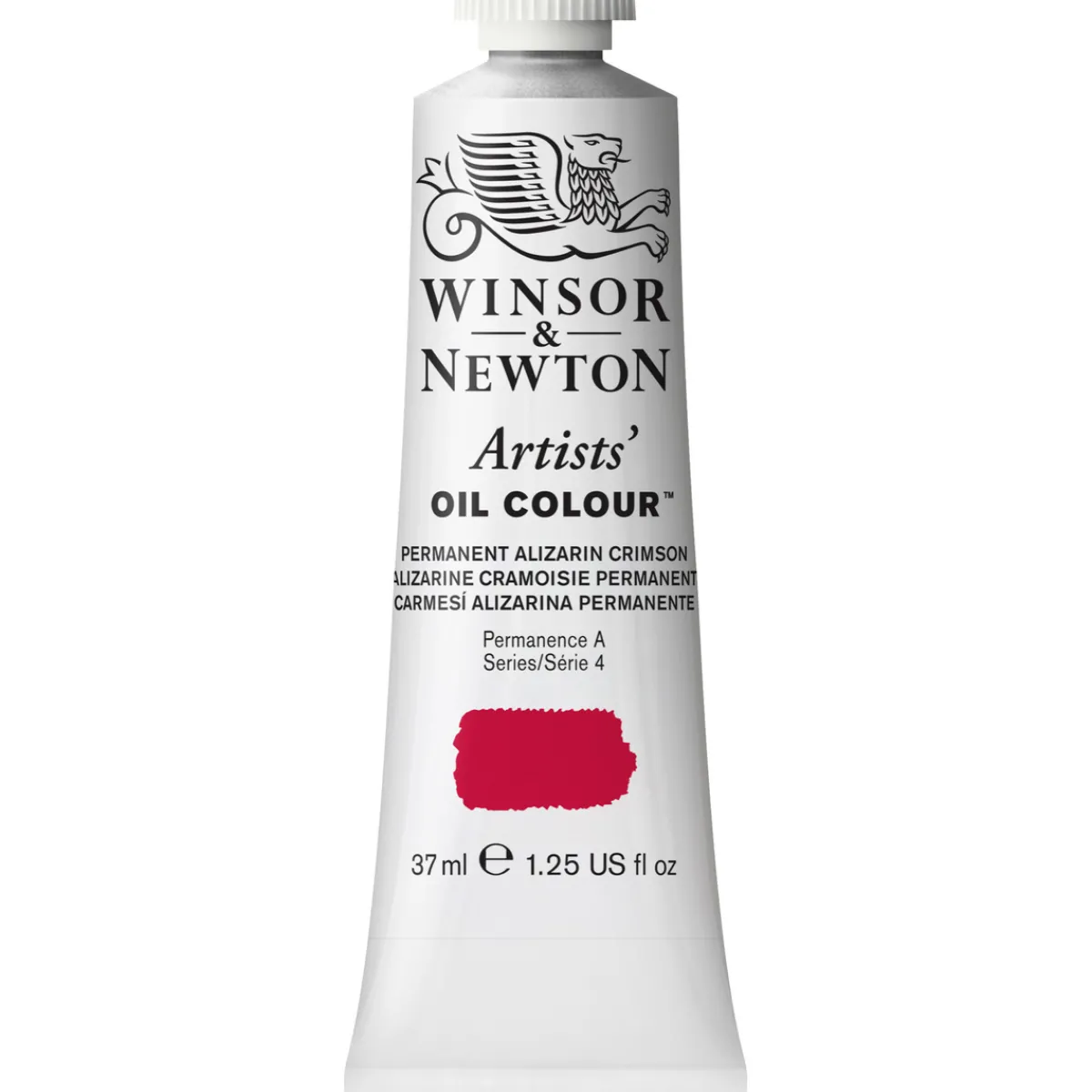Winsor & Newton Artists' oljefärg 37 ml Permanent Alizarin Crimson 468 | Oljefärger