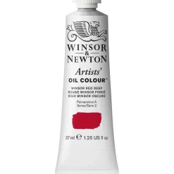 Winsor & Newton Artists' oljefärg 37 ml Winsor Red Deep 725 | Oljefärger