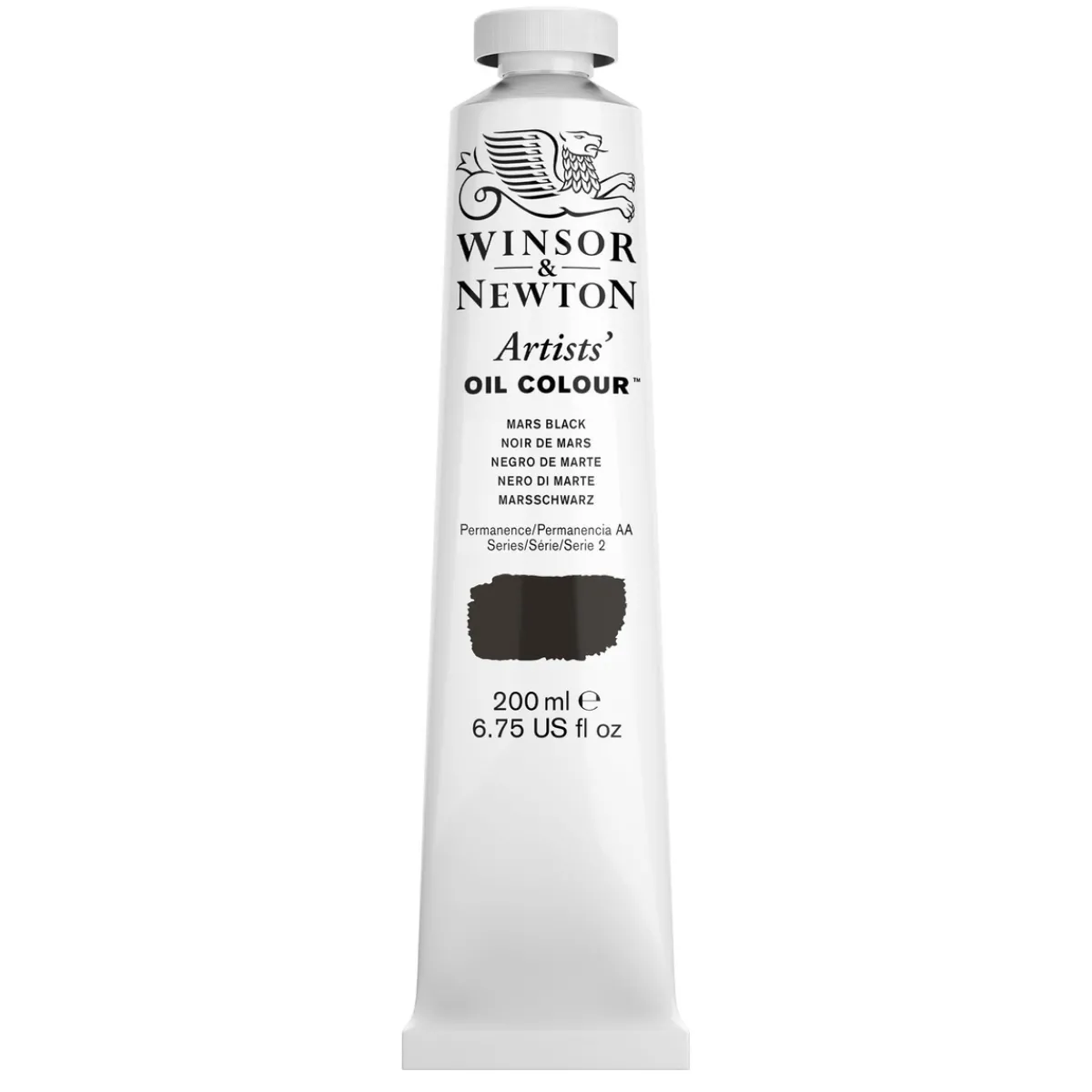 Winsor & Newton Artists' oljefärg 200 ml Mars black 386 | Oljefärger