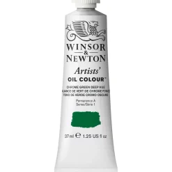 Winsor & Newton Artists' oljefärg 37 ml Chrome Green Deep Hue 147 | Oljefärger
