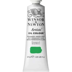 Winsor & Newton Artists' oljefärg 37 ml Permanent Green Light 483 | Oljefärger