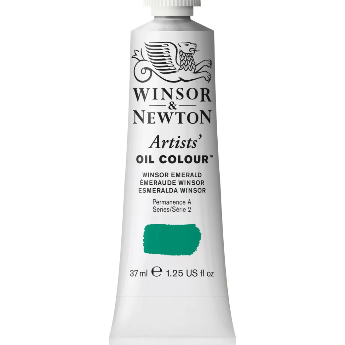Winsor & Newton Artists' oljefärg 37 ml Winsor Emerald 708 | Oljefärger
