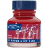 Winsor & Newton Calligraphy Ink, Transparent 30 ml Crimson 203