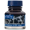 Winsor & Newton Calligraphy Ink, Transparent 30 ml Blue Black 034 | Bläck & Tusch
