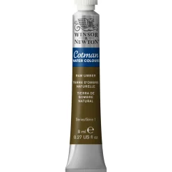 Winsor & Newton Cotman akvarellfärg 8 ml Raw Umber 554 | Akvarell- & Vattenfärger