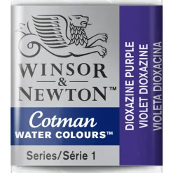 Winsor & Newton Cotman akvarellfärg halvkopp Dioxazine Violet 231 | Akvarell- & Vattenfärger