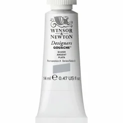 Winsor & Newton Designers gouache 14 ml Silver 617 | Gouachefärger