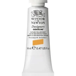 Winsor & Newton Designers gouache 14 ml Naples yellow deep 425 | Gouachefärger