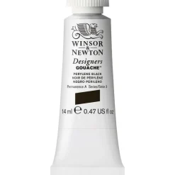 Winsor & Newton Designers gouache 14 ml Perylene black 505 | Gouachefärger