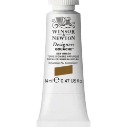 Winsor & Newton Designers gouache 14 ml Raw umber 554 | Gouachefärger