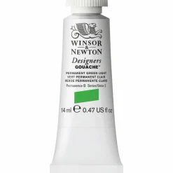 Winsor & Newton Designers gouache 14 ml Permanent green light 483 | Gouachefärger