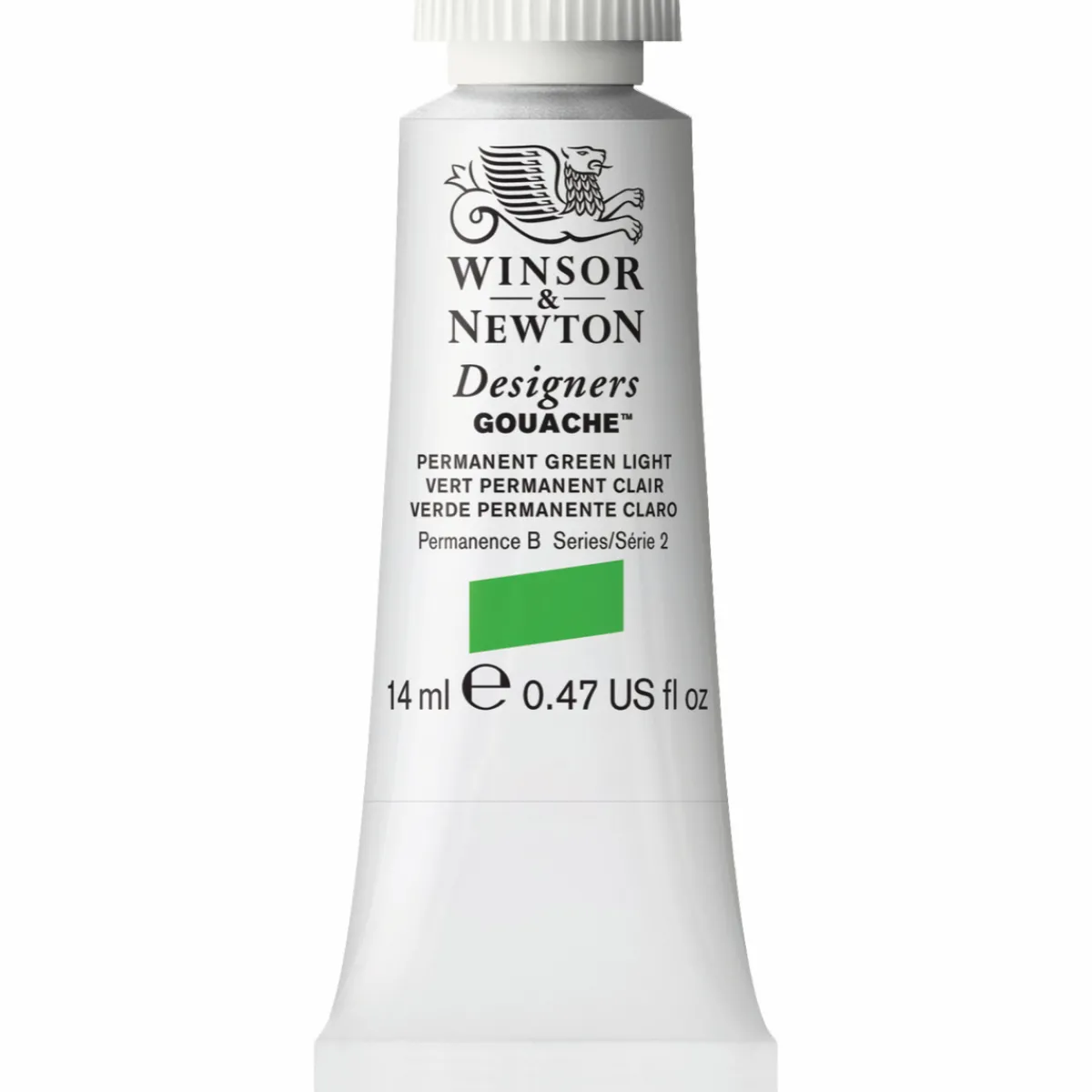 Winsor & Newton Designers gouache 14 ml Permanent green light 483 | Gouachefärger