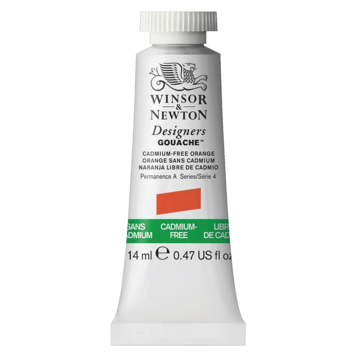 Winsor & Newton Designers gouache 14 ml Cadmium-free Orange 899 | Gouachefärger