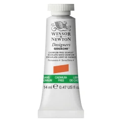 Winsor & Newton Designers gouache 14 ml Cadmium-free Scarlet 903 | Gouachefärger